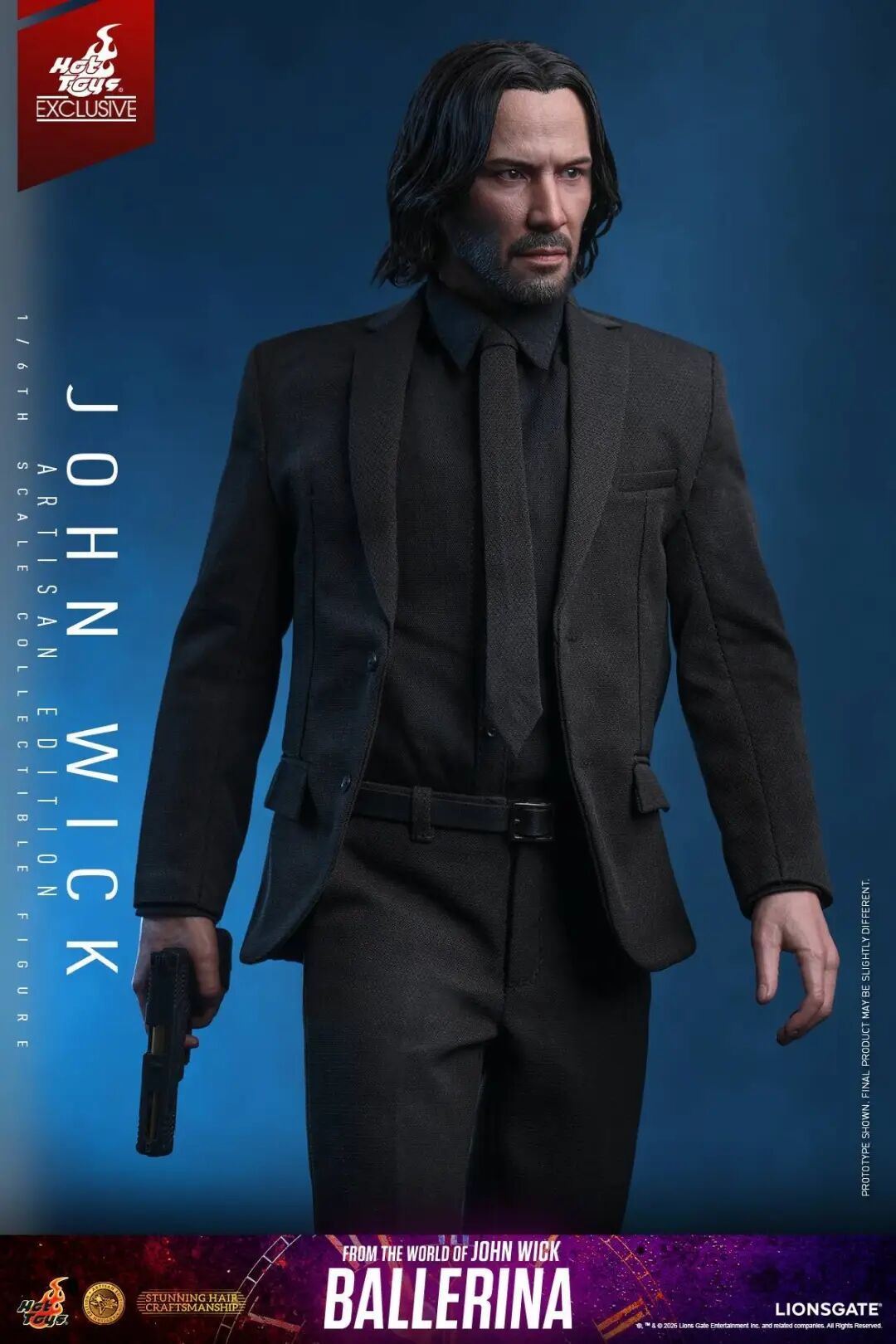 HotToys《疾速追杀》约翰·威克植发版1/6人偶公布