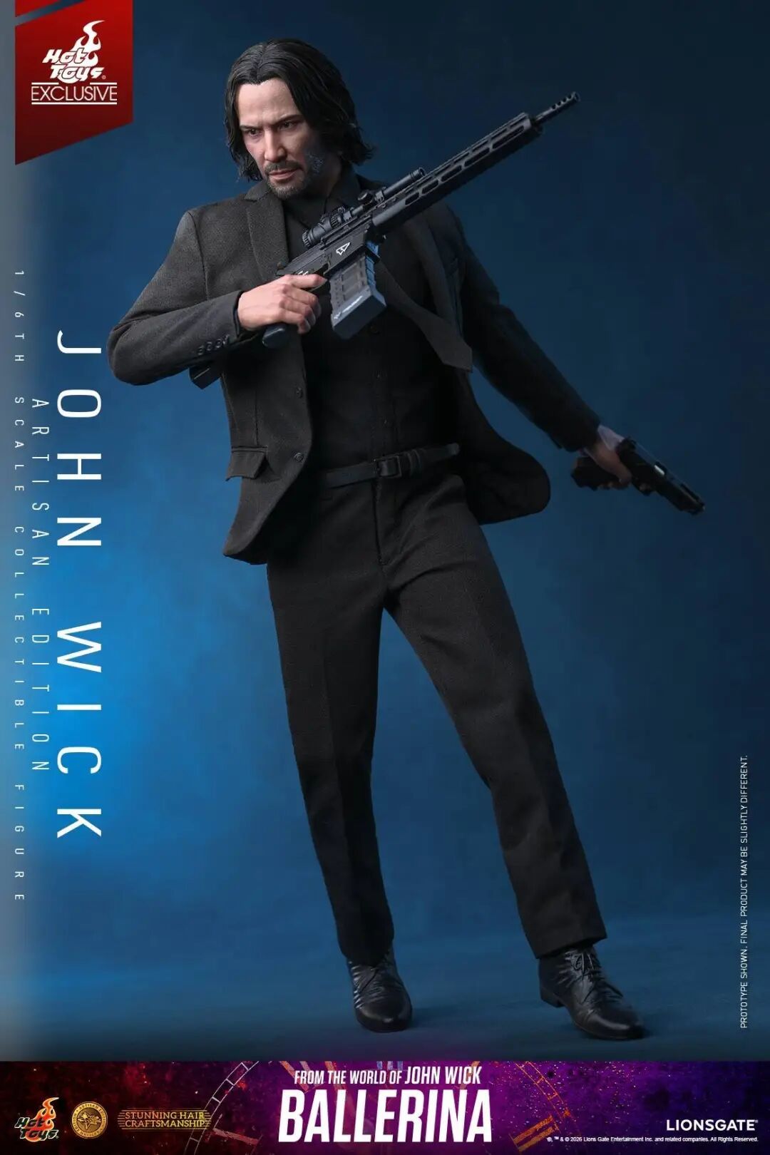 HotToys《疾速追杀》约翰·威克植发版1/6人偶公布