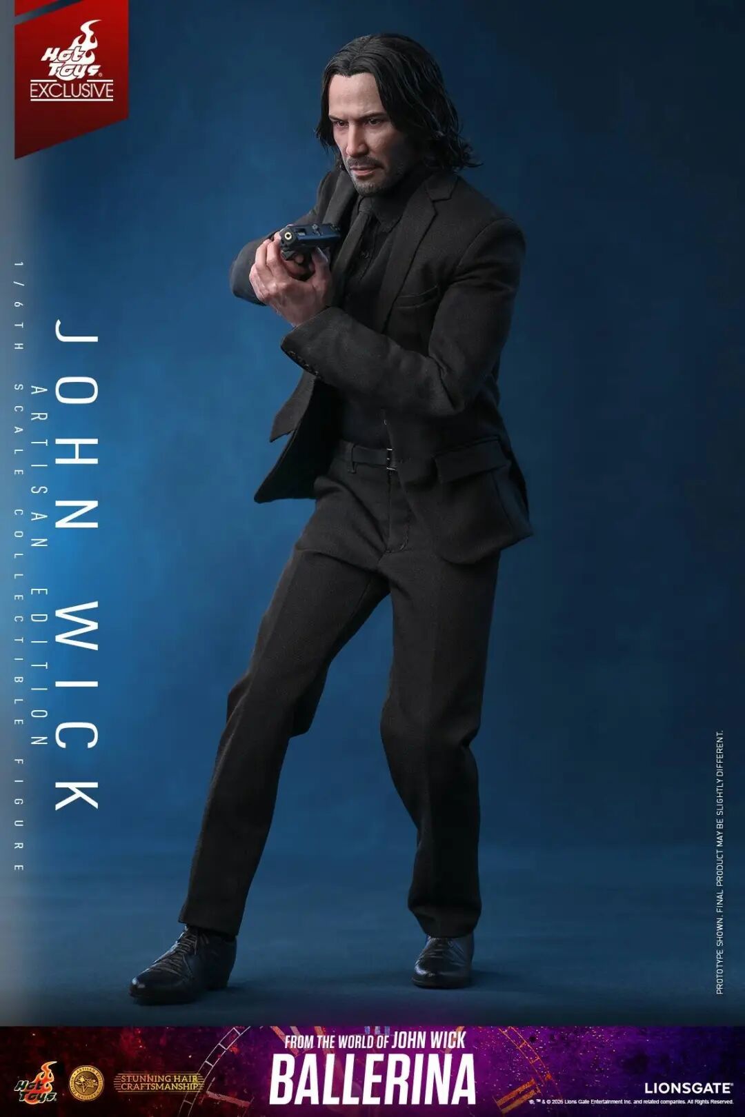 HotToys《疾速追杀》约翰·威克植发版1/6人偶公布