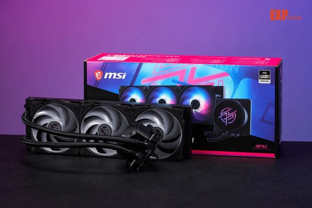 微星MPG CORELIQUID P22 360水冷散热器评测：屏幕升级，风扇焕新