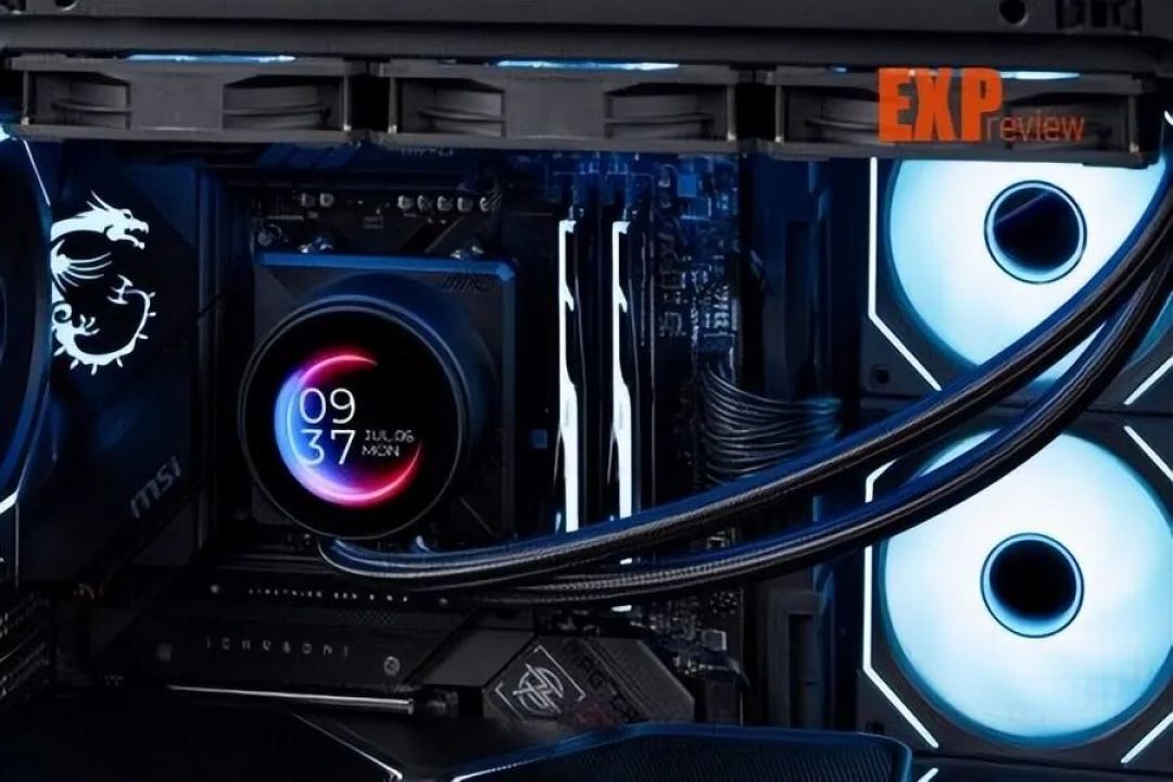 微星MPG CORELIQUID P22 360水冷散热器评测:屏幕升级,风扇焕新