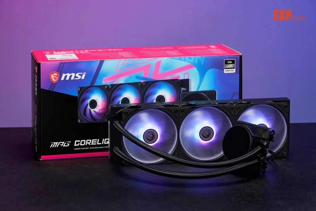 微星MPG CORELIQUID P22 360水冷散热器评测：屏幕升级，风扇焕新