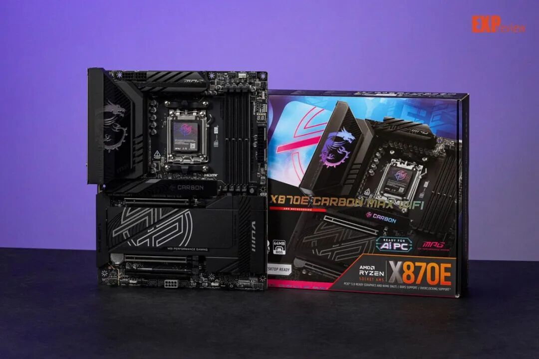 微星X870E CARBON MAX暗黑主板评测：平整焊接工艺，对刺客焊点说再见