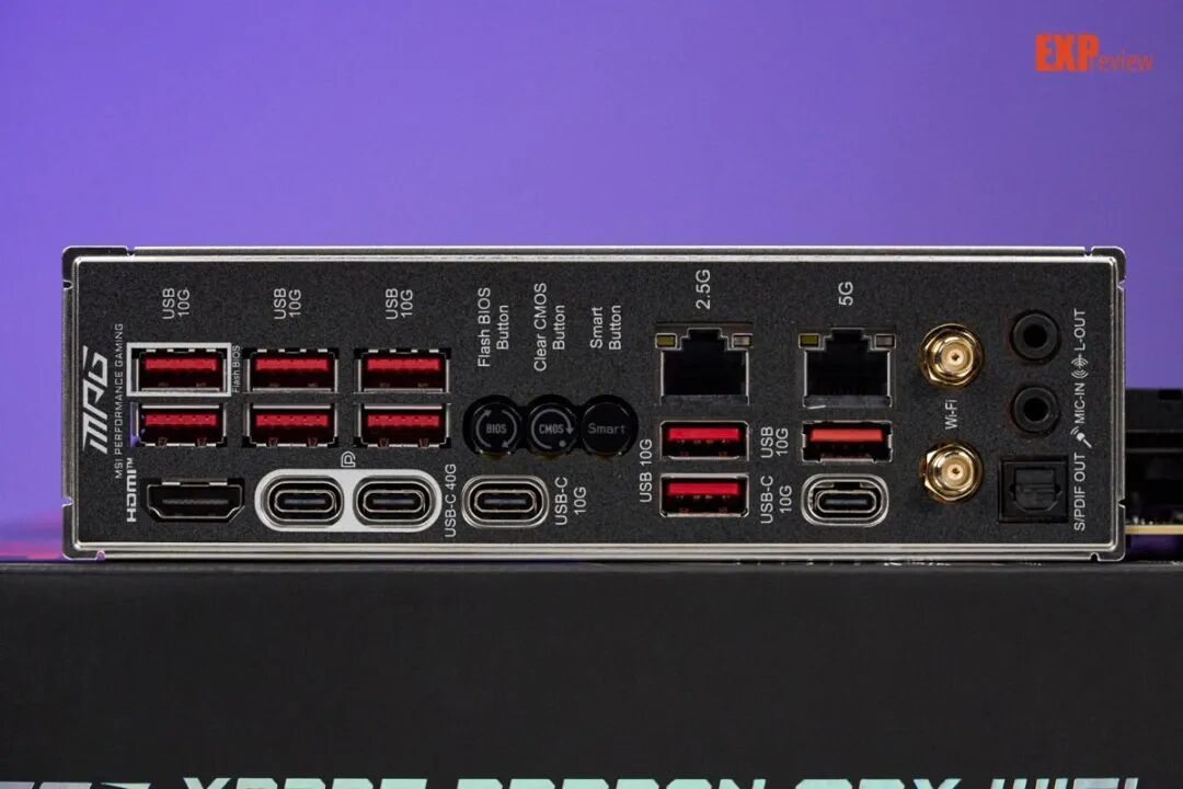 微星X870E CARBON MAX暗黑主板评测：平整焊接工艺，对刺客焊点说再见