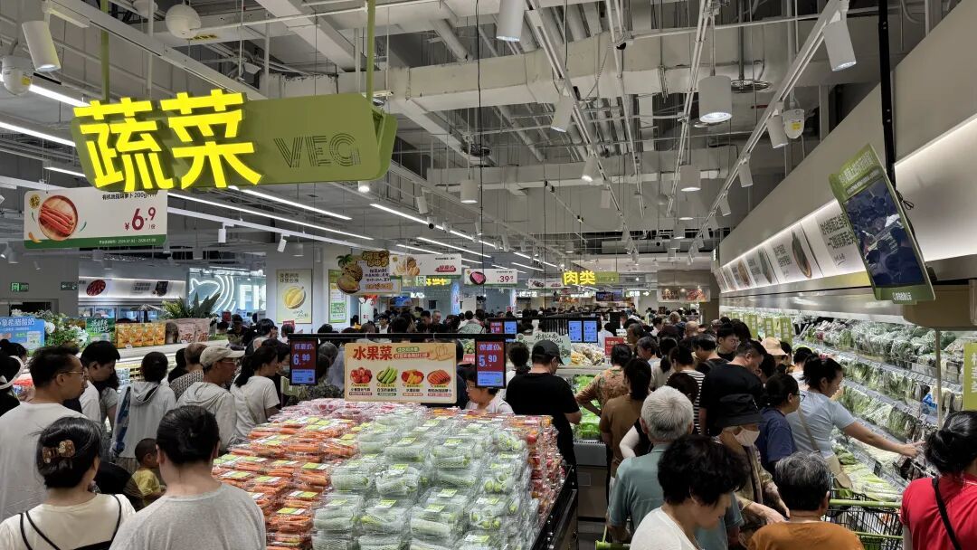 美团小象超市杭州首店开业,我们去现场看了看