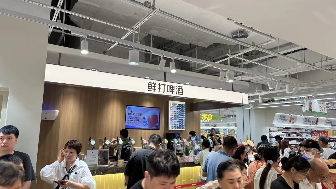 美团小象超市杭州首店开业,我们去现场看了看