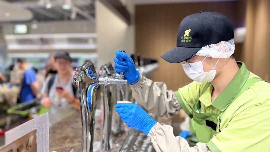美团小象超市杭州首店开业,我们去现场看了看