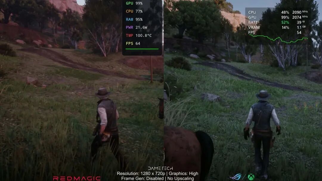 五代骁龙8至尊版没做掌机可惜了!玩游戏秒杀AMD锐龙Z2至尊版