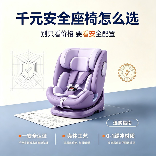 千元安全座椅避坑攻略：注塑吹塑别搞混，热门型号拆解新手不踩坑