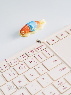这个像粉饼盒的东西是我的键盘了
