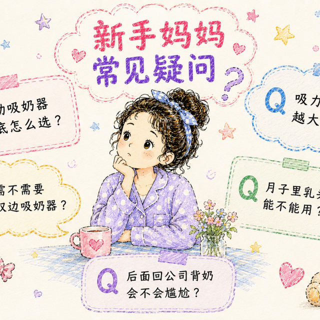 吸奶器怎么选？羽轻UIQIN云感吸奶器测评，靠吸设计很舒服