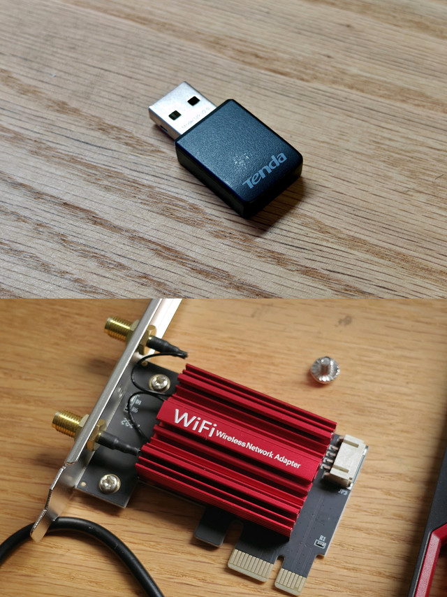 还得是pcie的网卡呀，Intel AX210给力