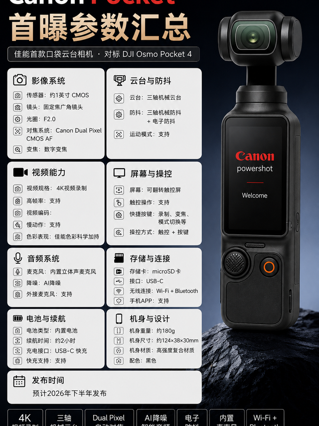 谁能想到，一直以单反闻名的佳能，竟然要和大疆正面硬刚了！