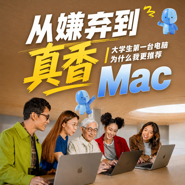 从嫌弃到真香：为什么大学生第一台电脑，我更推荐Mac