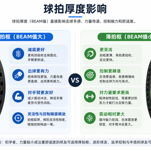 网球拍怎么选？新手看完这篇不再懵！记住这3个参数