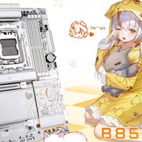 二次元颜值+超多拓展，聊聊技嘉B850 AORUS ELITE-P ICE雕妹主板