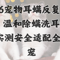 2026宠物耳螨反复难清理？温和除螨洗耳液推荐 实测安全适配全龄