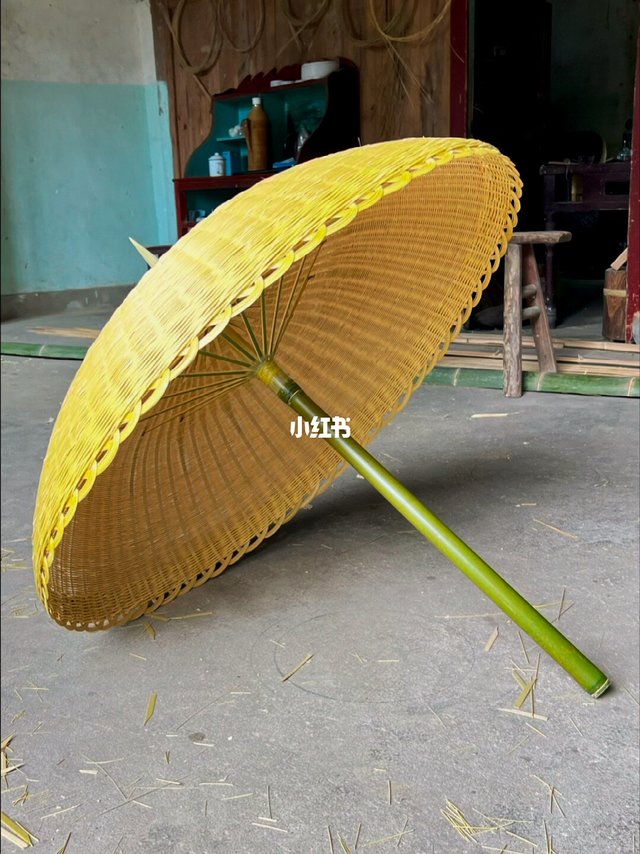 竹编遮阳伞⛱️