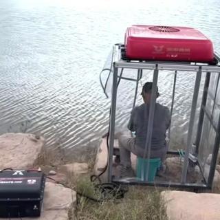 42℃江边现万元"钓鱼空调房"，老钓友却泼冷水：两个现实问题必须想清楚