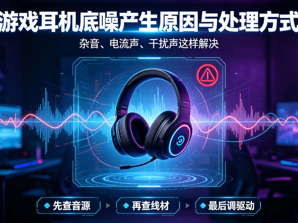 游戏耳机底噪产生原因与处理方式
