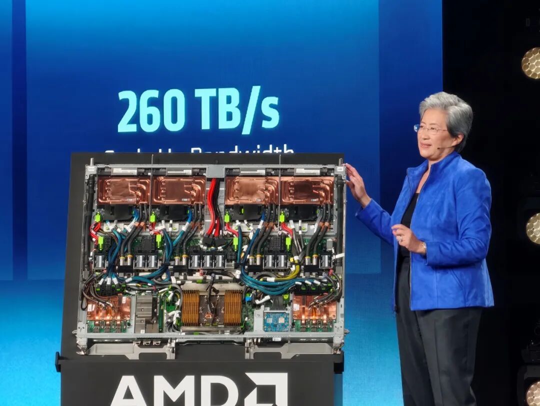 AMD在一个机架塞了90颗2nm芯片、31TB HBM4内存