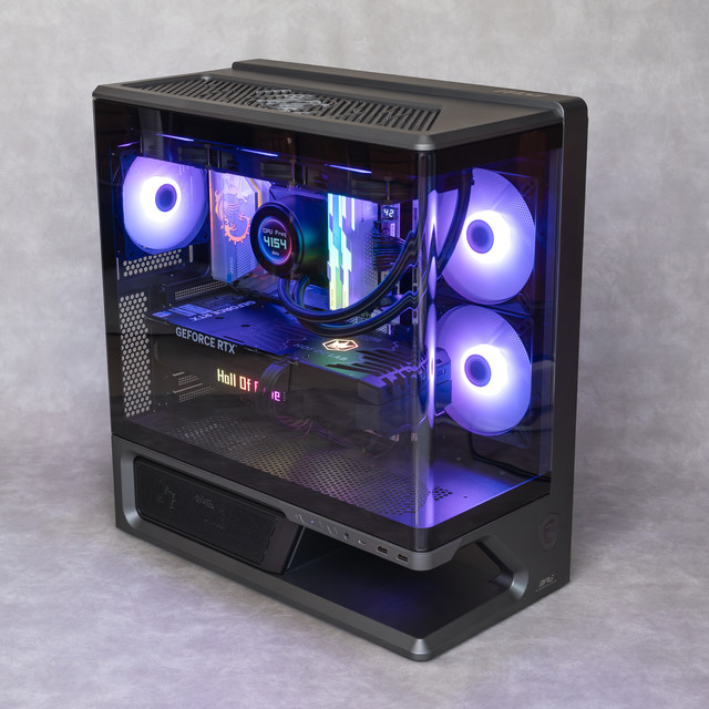 微星MPG VIXTA 300R PZ维斯塔体验：悬浮底座+曲面玻璃+散热兼优