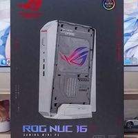 ROG NUC 2026吹雪白开箱：白色310W性能释放的桌面小钢炮