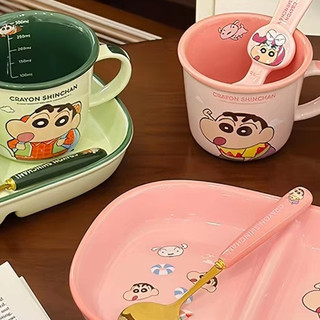 蜡笔小新陶瓷餐盘套装，实用美观