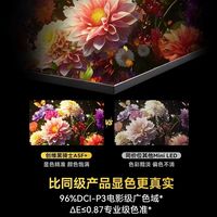 创维黑骑士A5F+ 75英寸MiniLED极黑类纸屏电视✨