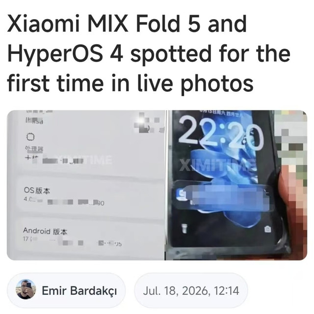 8月首发｜小米MIX Fold5全自研折叠值得入手吗