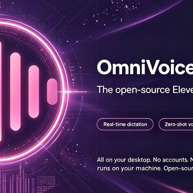 用好开源，就是赚钱？OmniVoice-Studio声音创作工坊试水
