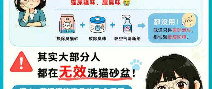 别再怪猫砂了！猫砂盆发臭的真正原因和正确除臭方法