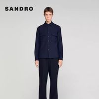 【新品首降】SANDRO2026夏季新款｜法式直排纽扣宽松休闲外套✨
