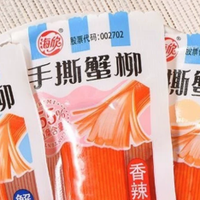 海派零食海欣手撕蟹柳:55%鱼糜即食海味小食居家追剧解馋零食