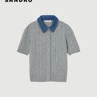 法式氛围感天花板✨SANDRO可拆卸开衫太绝💐