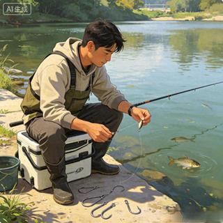 野钓十年老手忠告：选错鱼钩，一天白忙还跑鱼
