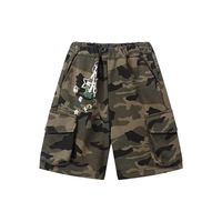 夏日潮男本命工装裤✨迷彩七分裤帅炸百搭👦