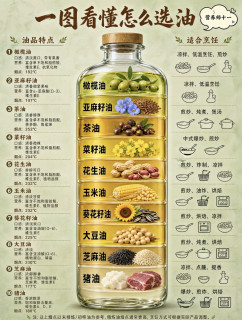🔥一图看懂10种食用油的用法
