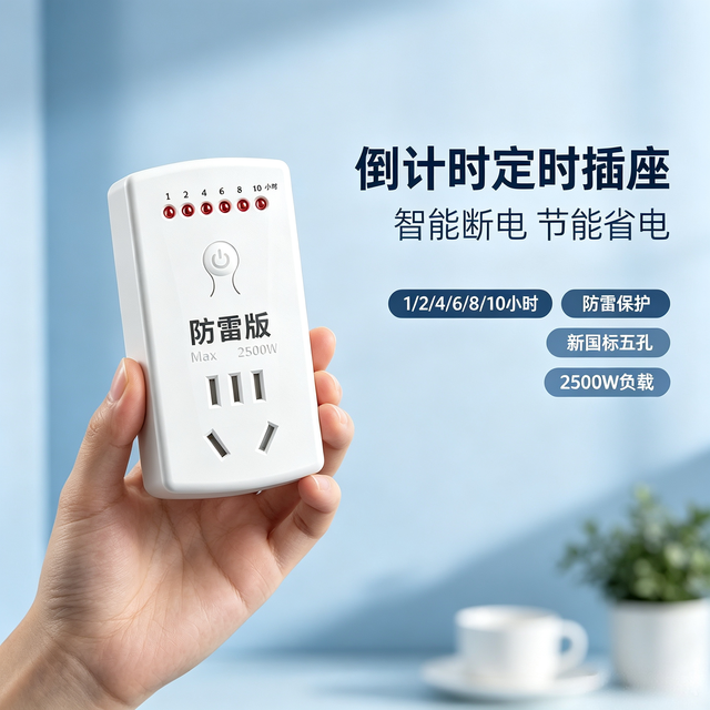 定时插座真的太香了！租房党必入的安全感神器