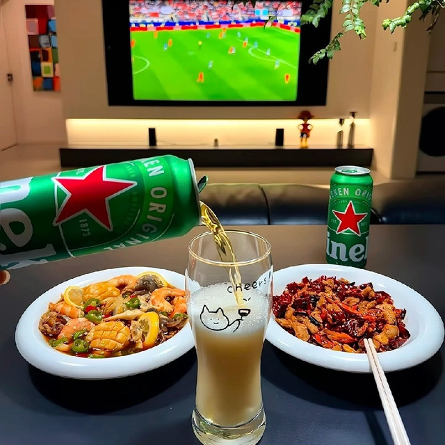 宅家看球，全靠这口冰啤酒和神仙调料包续命！