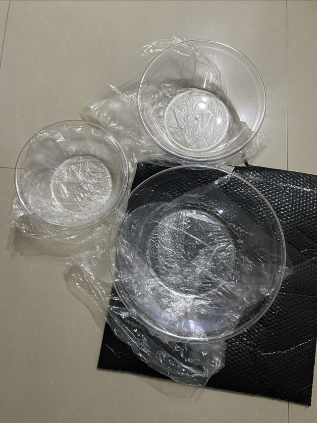 摄影道具｜58.08元包邮3个透明套装脸盆开箱