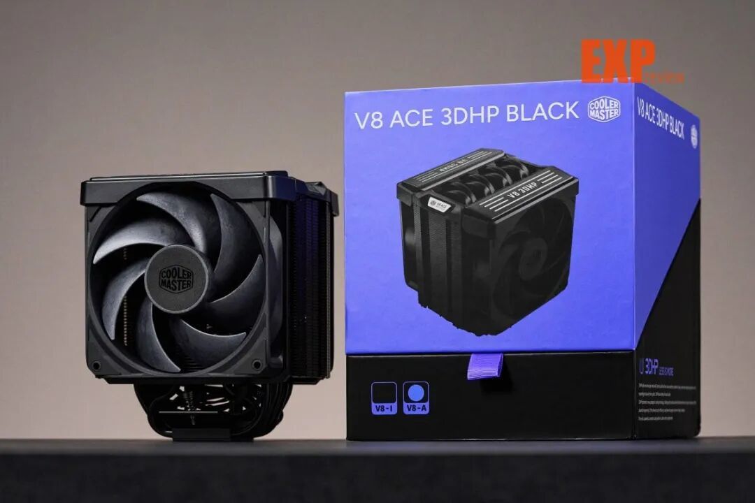 酷冷至尊V8 ACE 3DHP散热器评测：把V8发动机装到电脑里