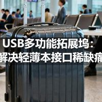 USB多功能拓展坞：彻底解决轻薄本接口稀缺痛点！
