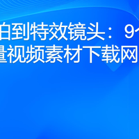 从航拍到特效镜头:9个高质量视频素材下载网站