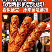 3元和8元的烤肠差在哪？摆摊老板算了一笔账，发现套路比肉还深