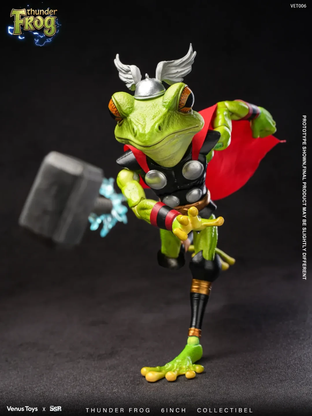 SSR × VenusToys VET006 雷电青蛙 Thunder Frog 1/12 可动人偶