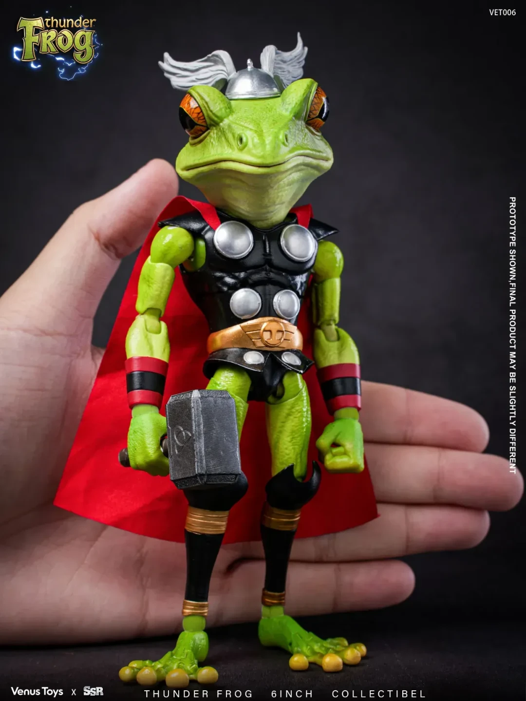 SSR × VenusToys VET006 雷电青蛙 Thunder Frog 1/12 可动人偶
