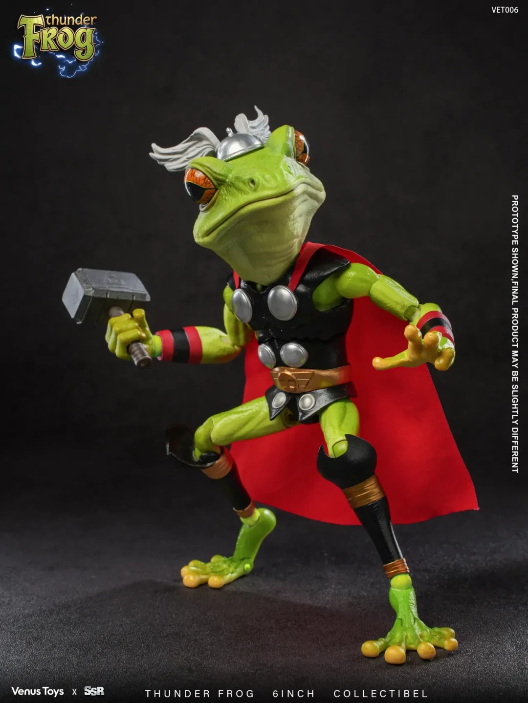 SSR × VenusToys VET006 雷电青蛙 Thunder Frog 1/12 可动人偶