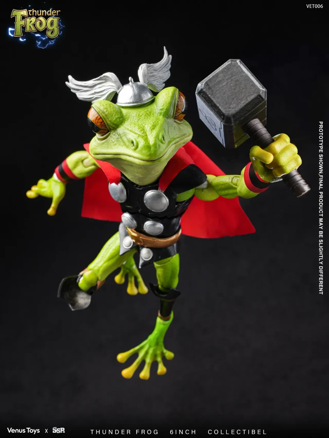 SSR × VenusToys VET006 雷电青蛙 Thunder Frog 1/12 可动人偶