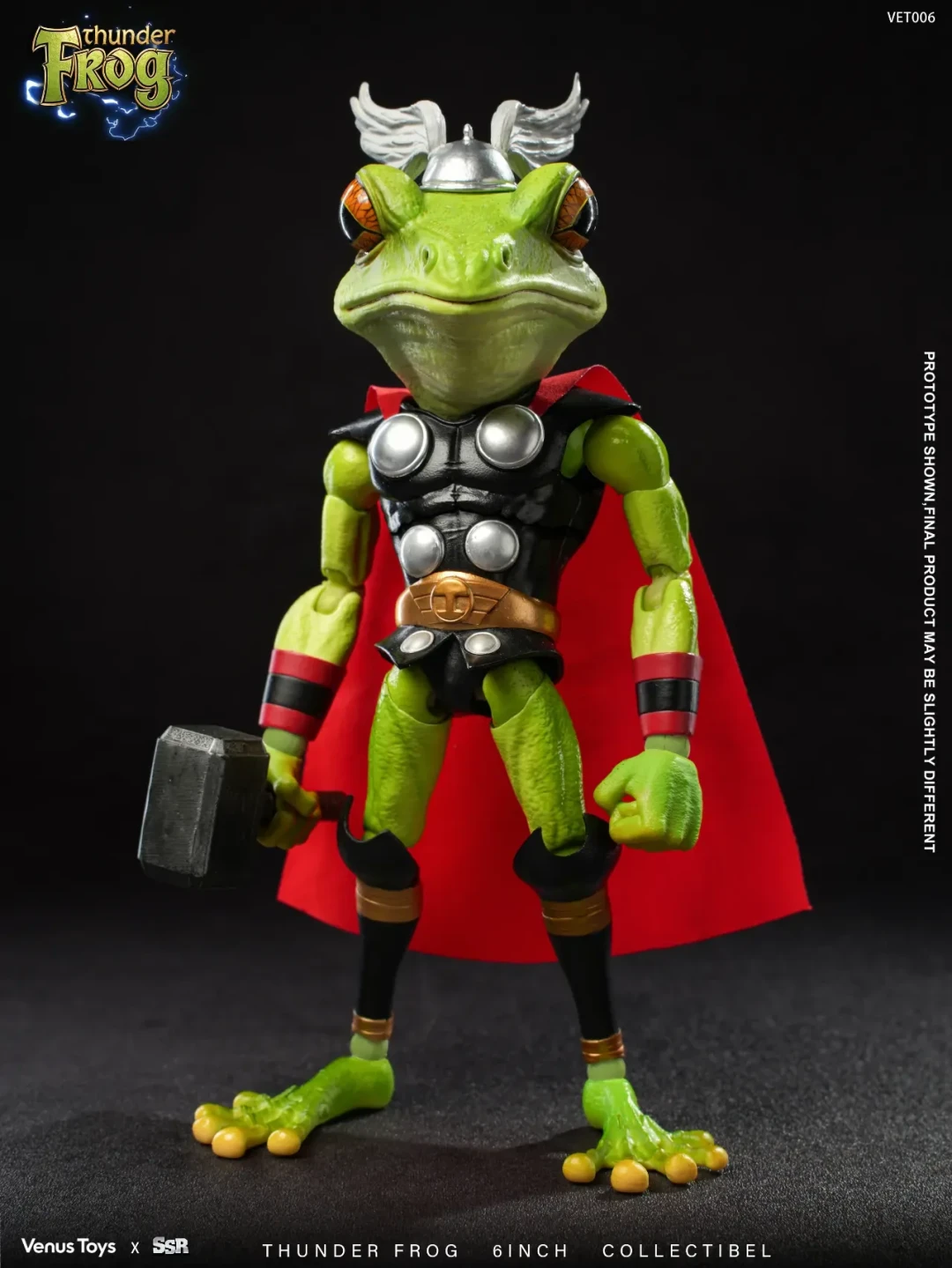 SSR × VenusToys VET006 雷电青蛙 Thunder Frog 1/12 可动人偶